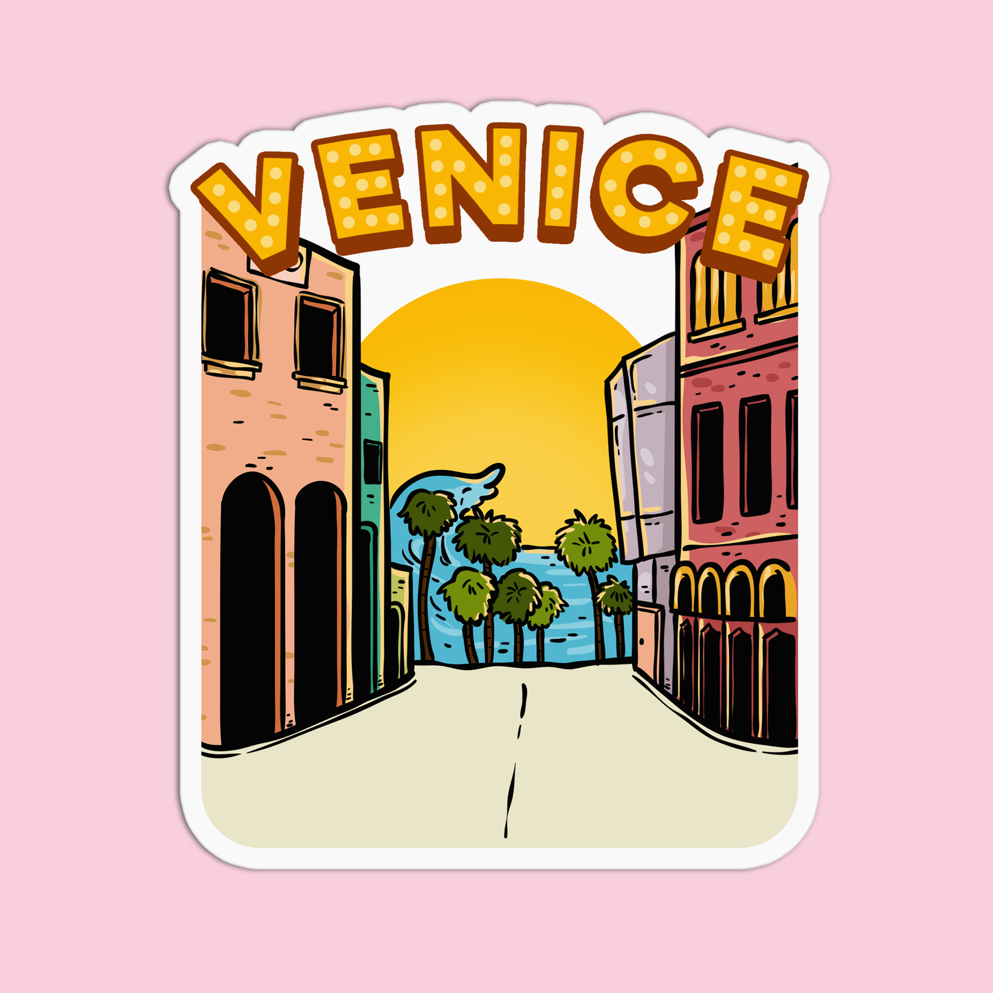 Venice California Sticker