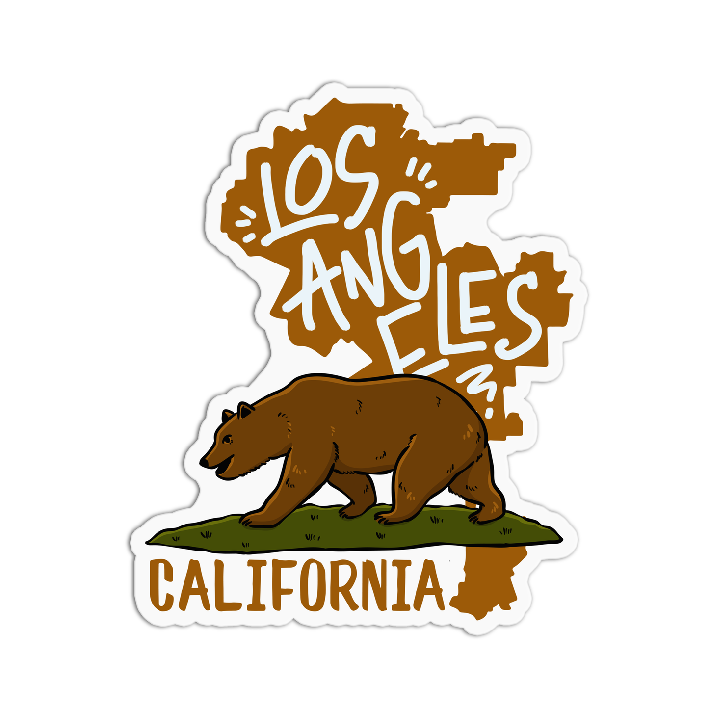 Los Angeles California Sticker