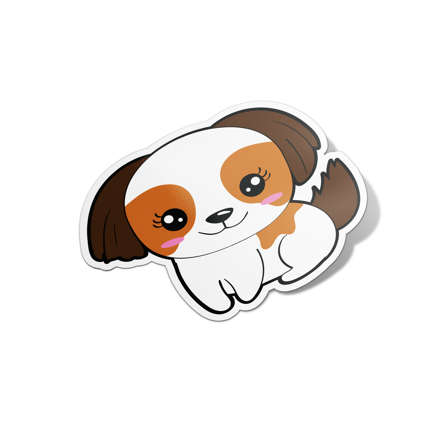 Cute Little Beagle Sticker