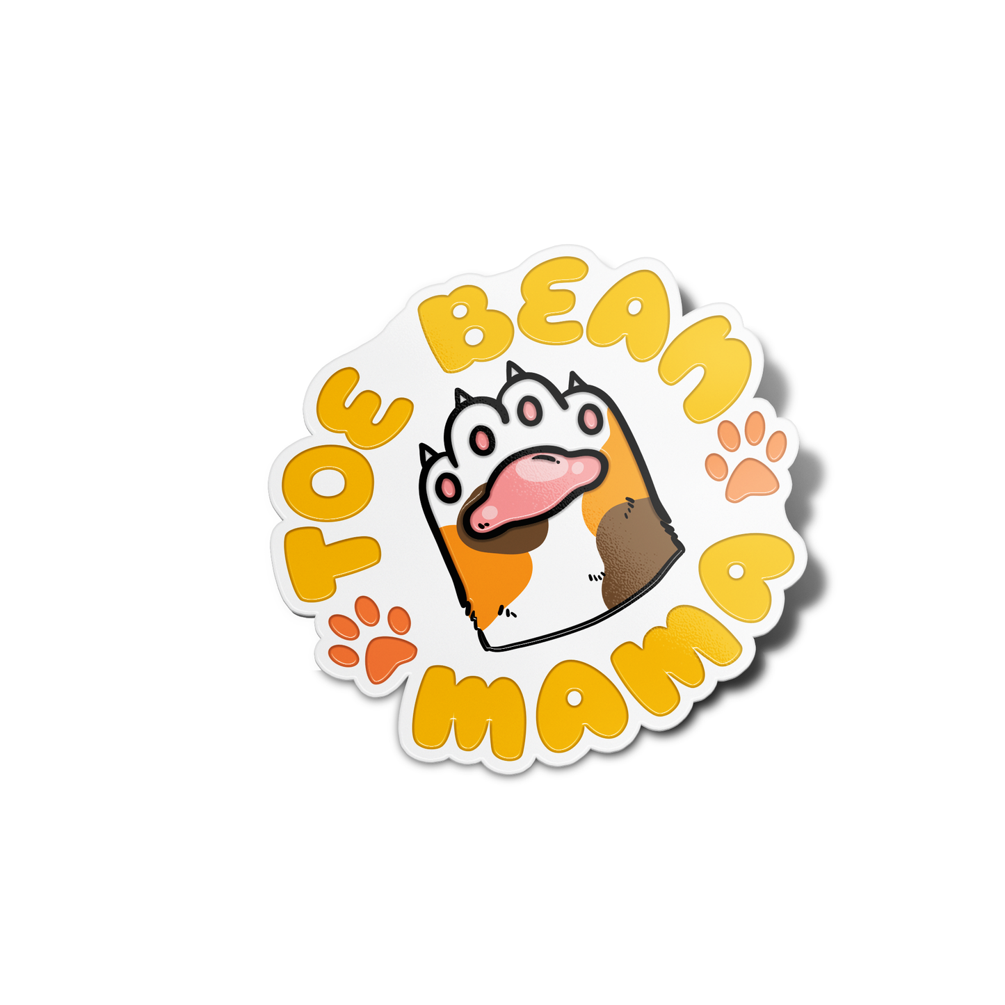 Toe Bean Mama Sticker