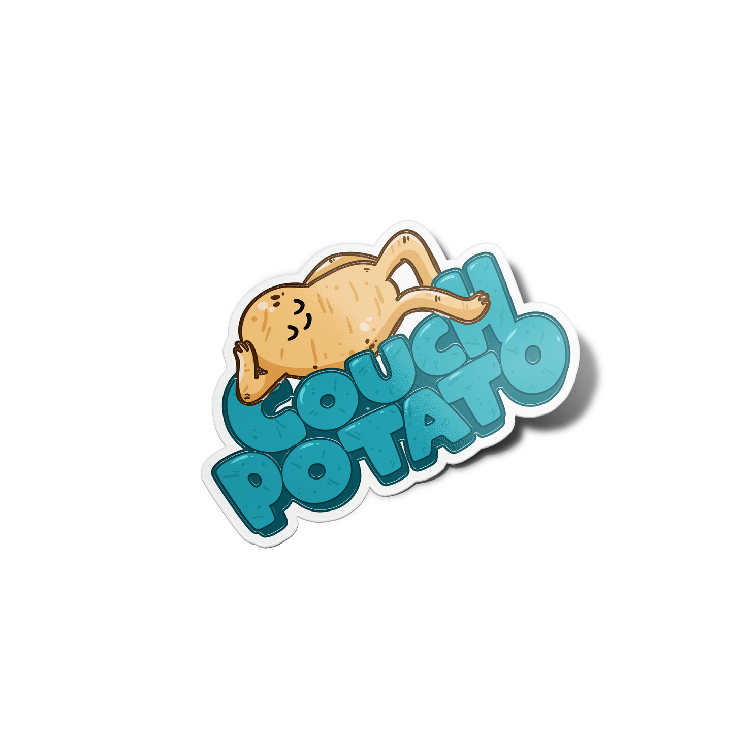 Couch Potato Sticker