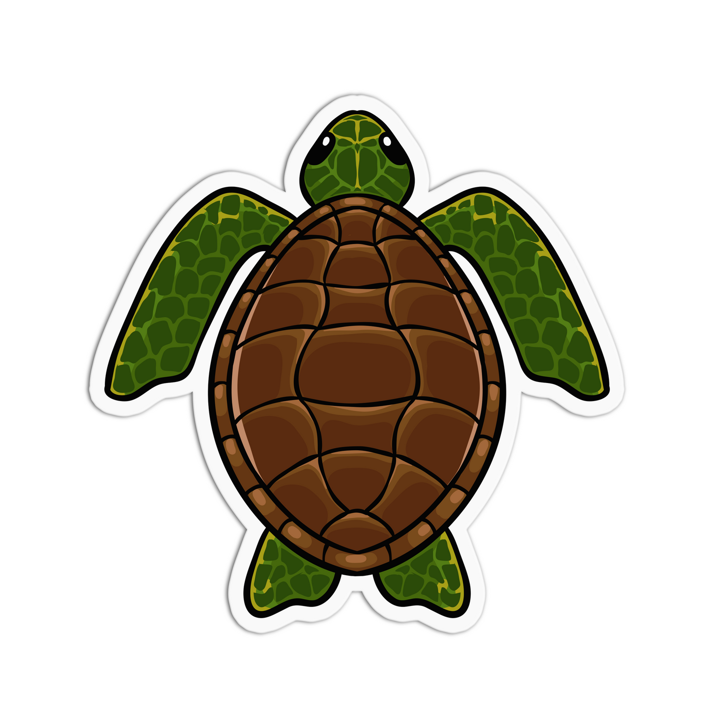 Turtle Guam Sticker – GirlsPrintingHouse