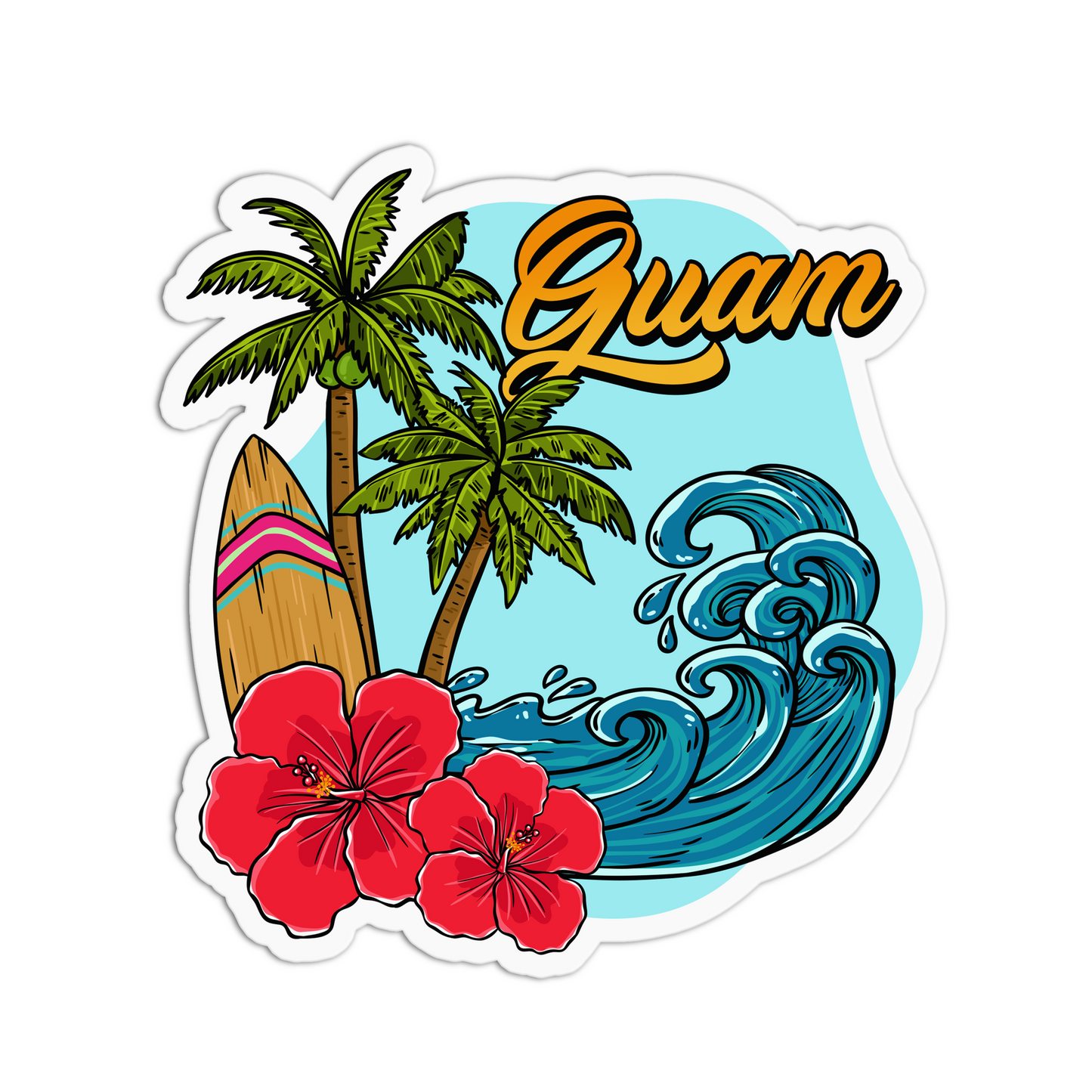 Guam Sticker