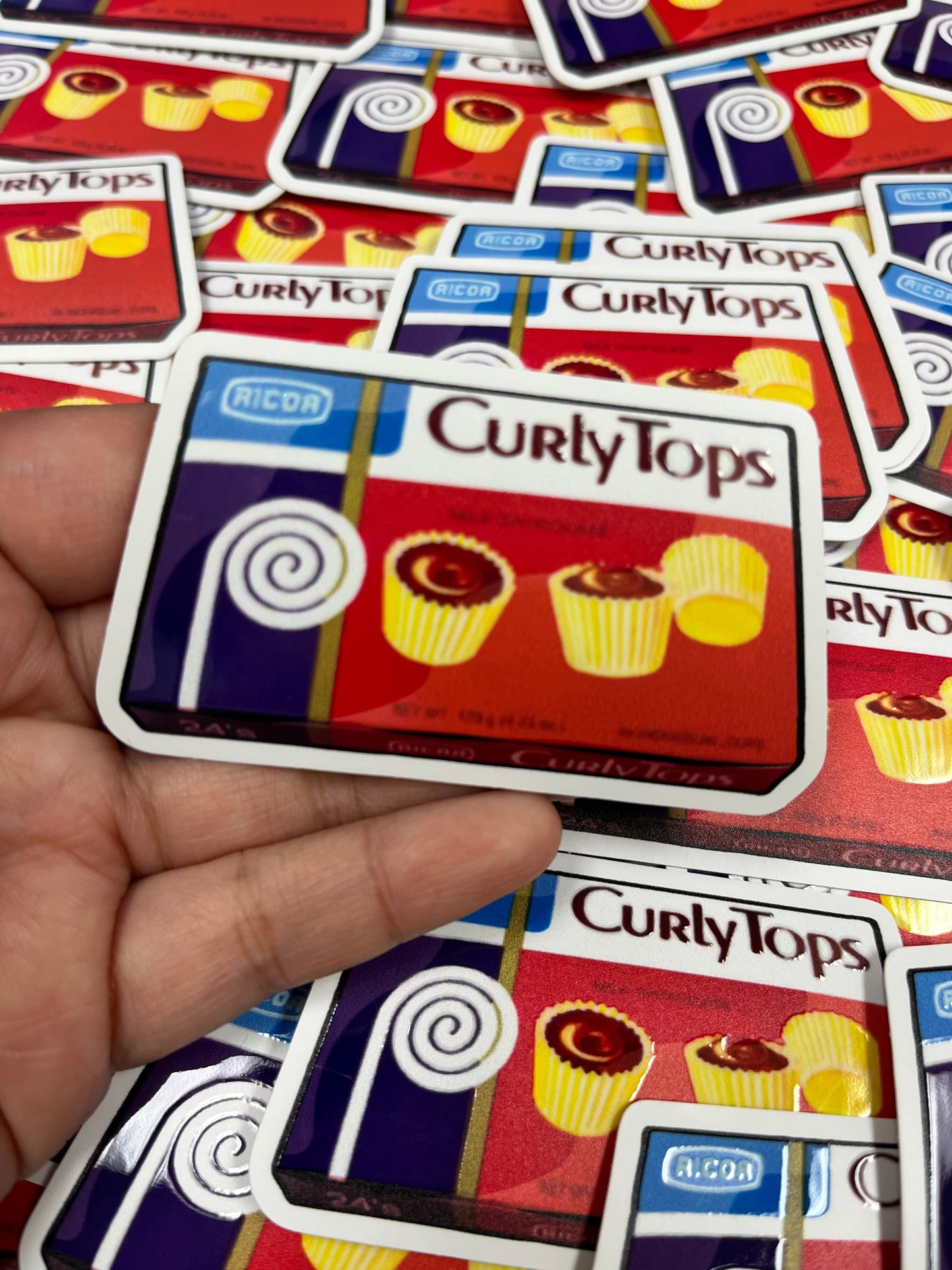 Filipino Curly Tops Stickers