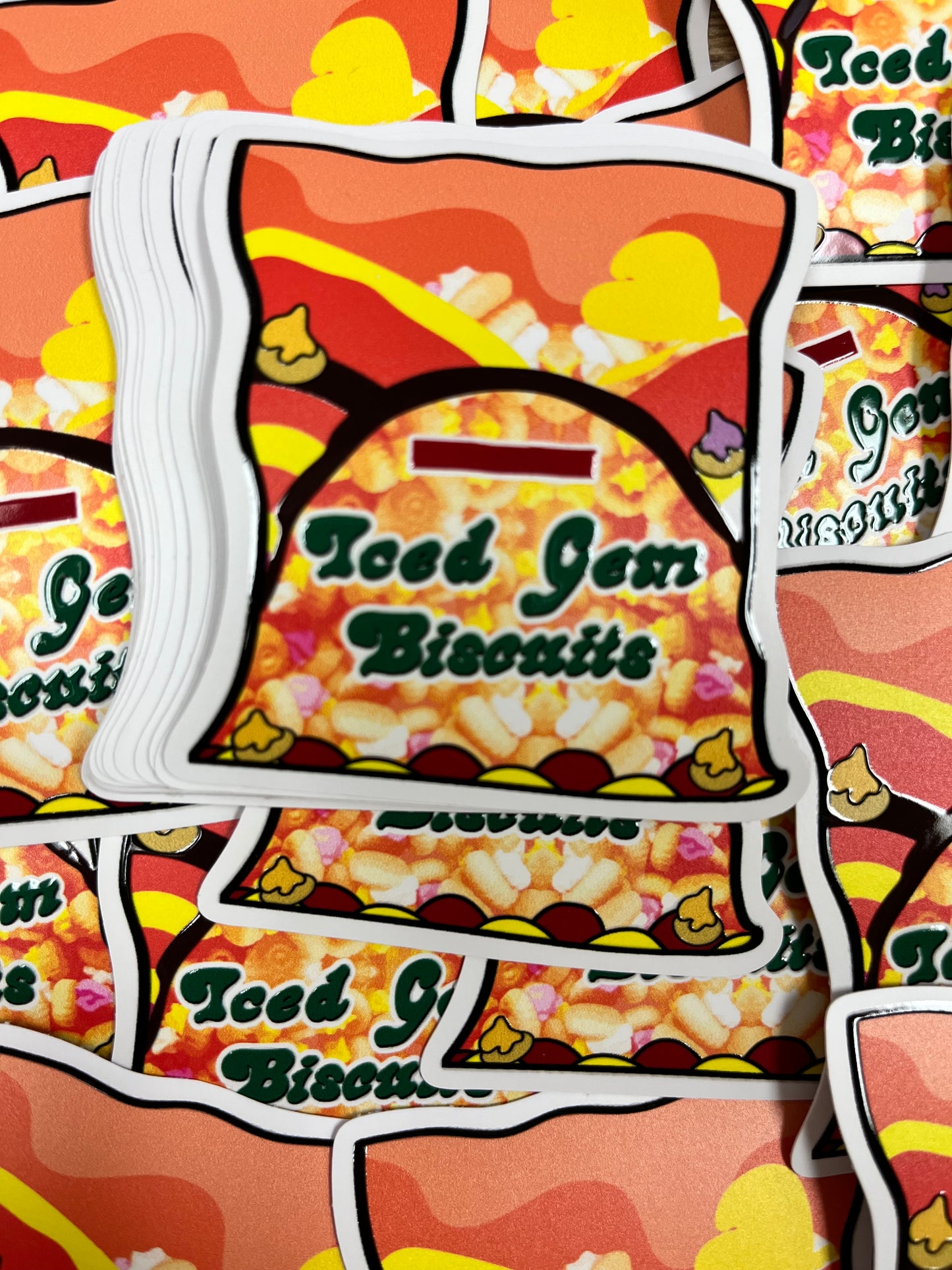 Filipino Iced Gem Stickers