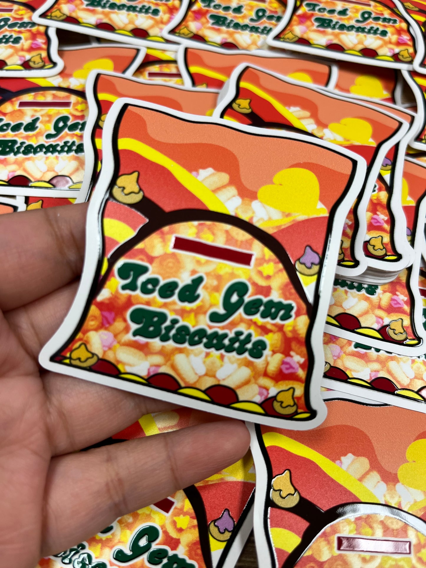 Filipino Iced Gem Stickers