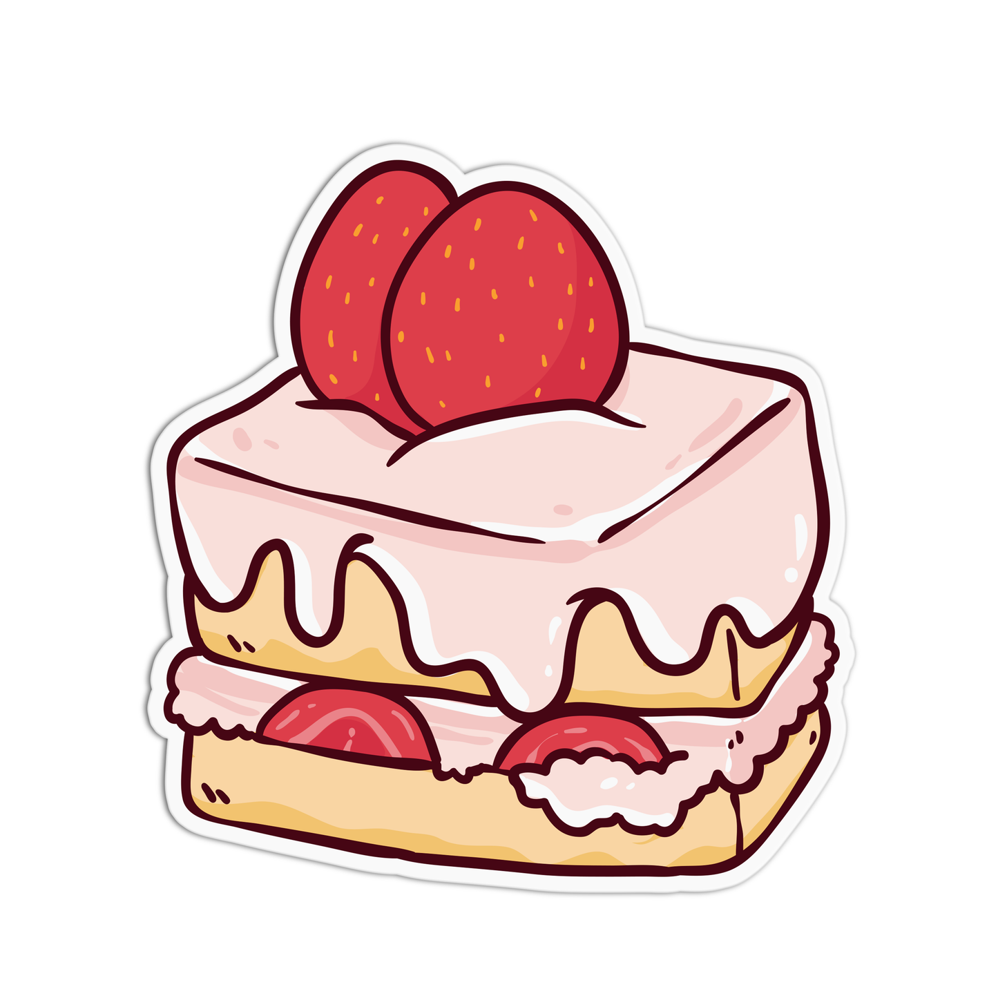 Strawberry Shortcake Cute Sticker