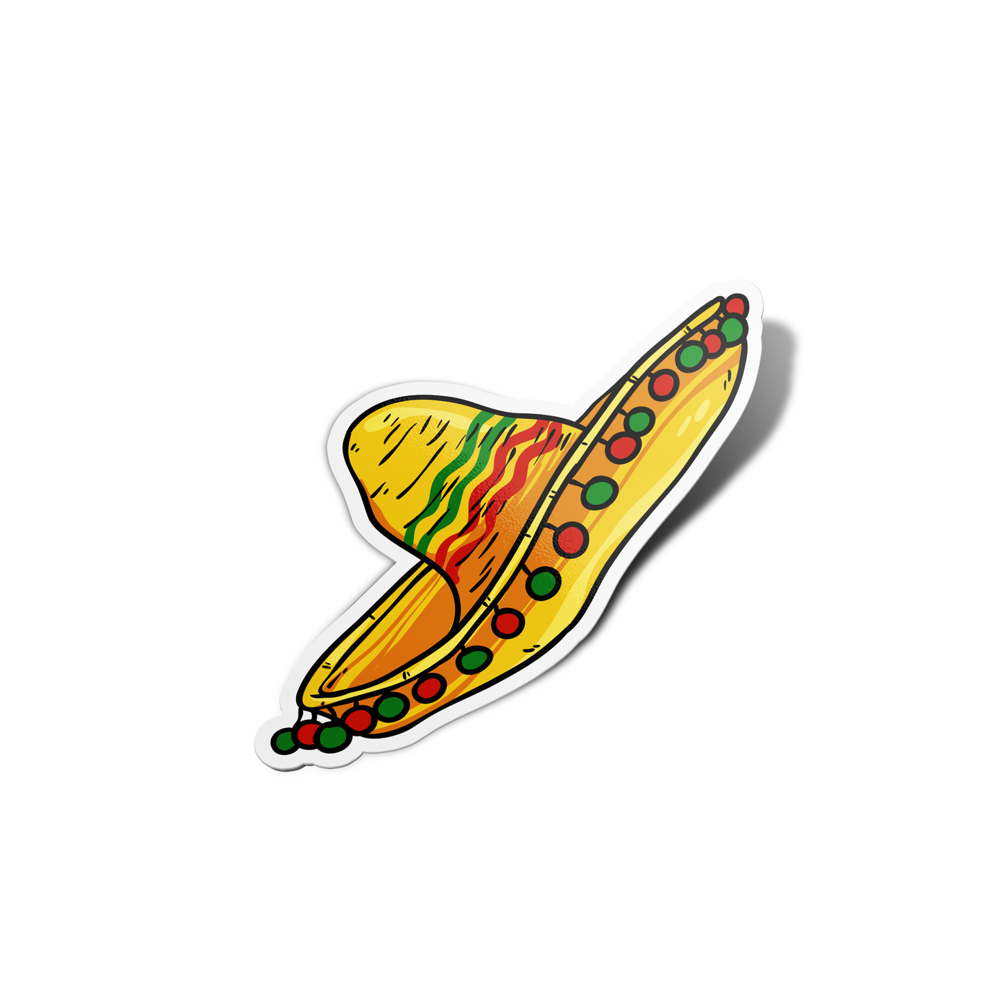 Sombrero Mexican Sticker