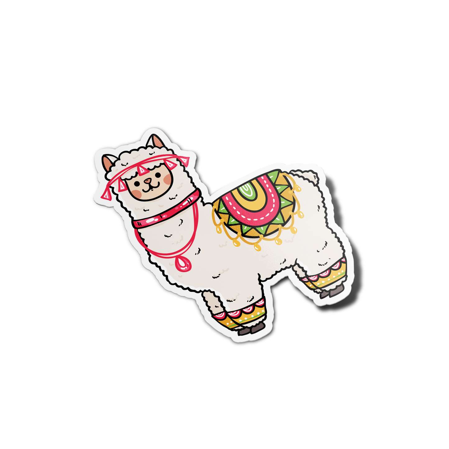 Llama Mexican Sticker