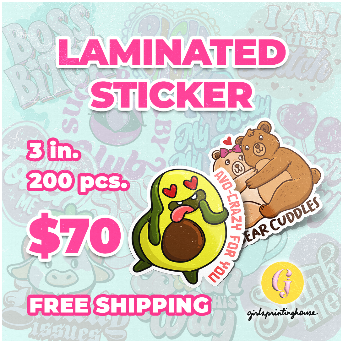 Laminated Stickers Sale