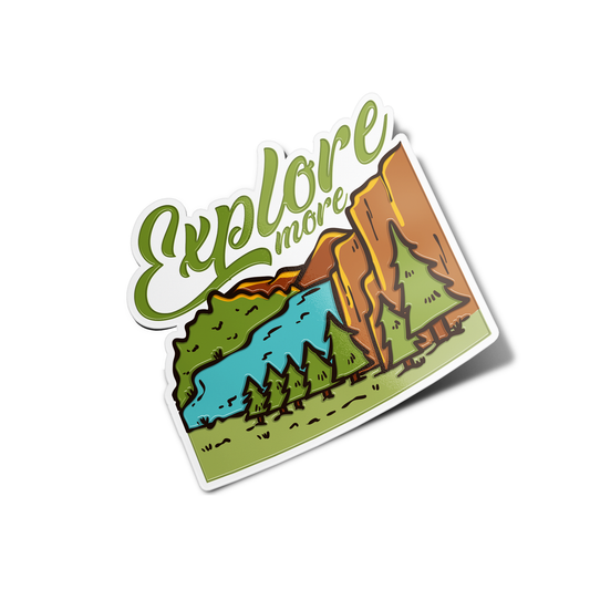 Say Yes to Adventure Nature Sticker – GirlsPrintingHouse