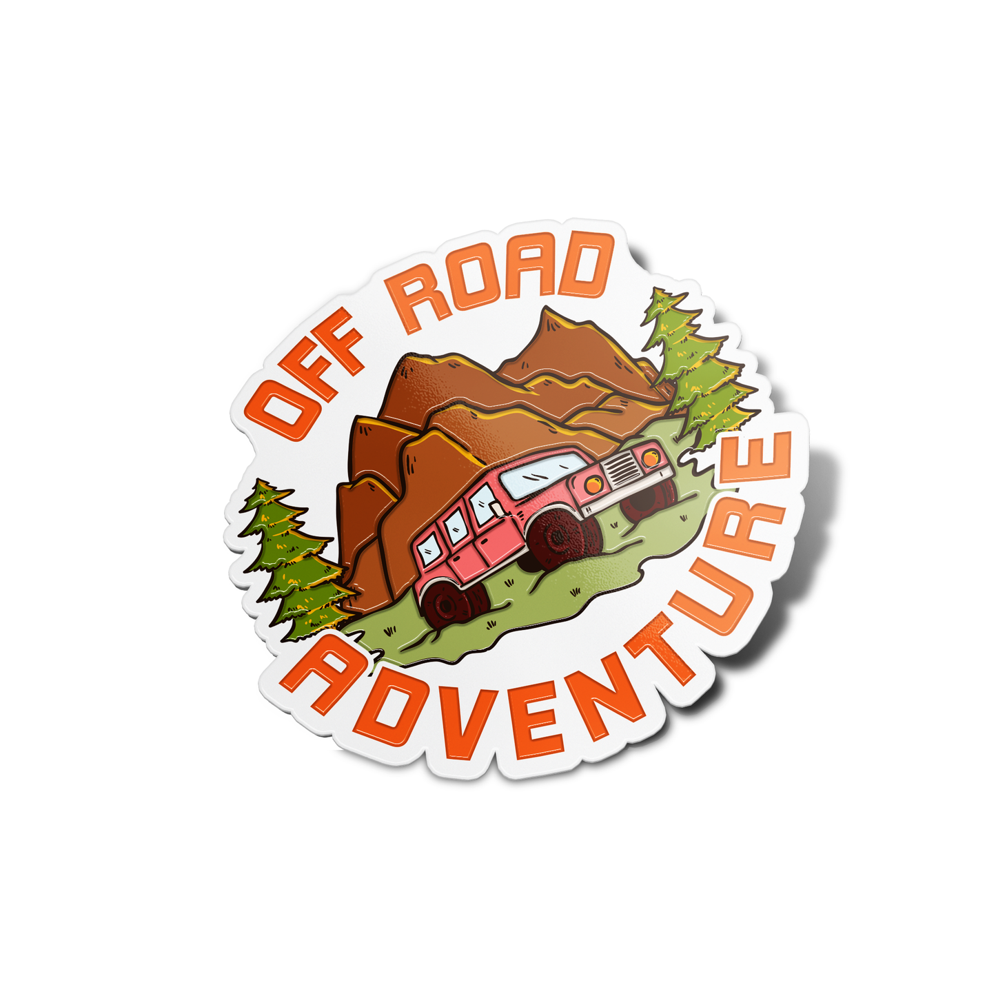 Off Road Adventure Nature Sticker