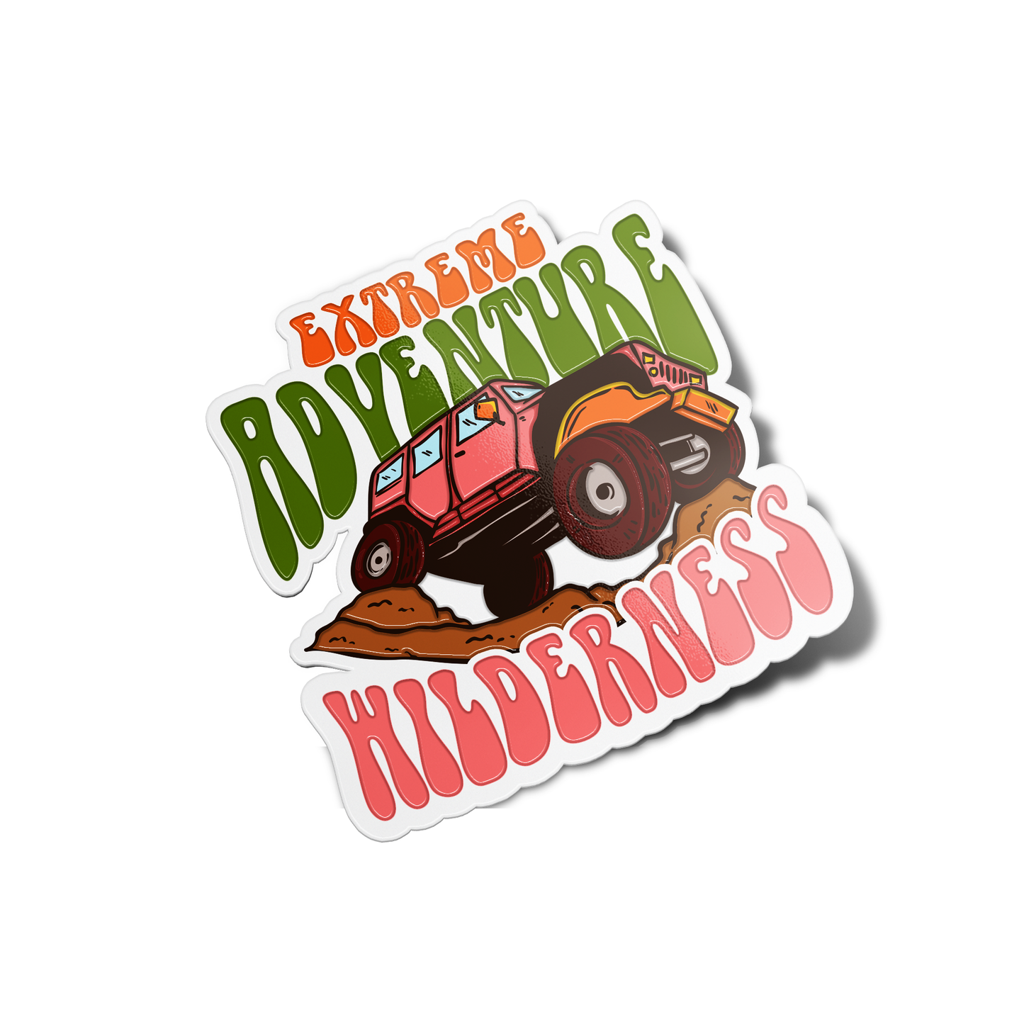 Extreme Adventure Wilderness Nature Sticker