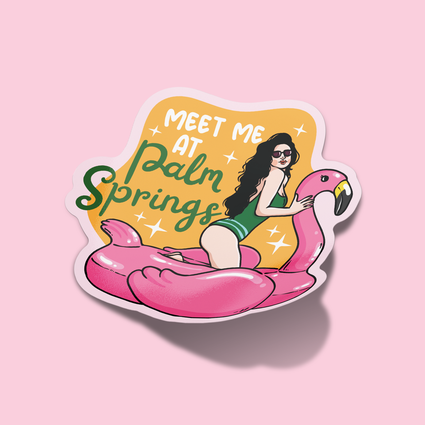 Meet me at Palm Springs Sticker