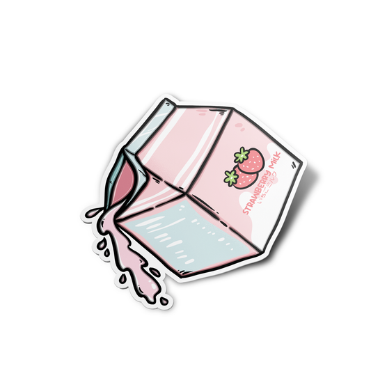 Strawberry Milk Sticker