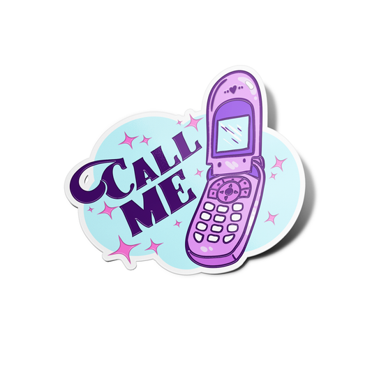 Call Me Sticker