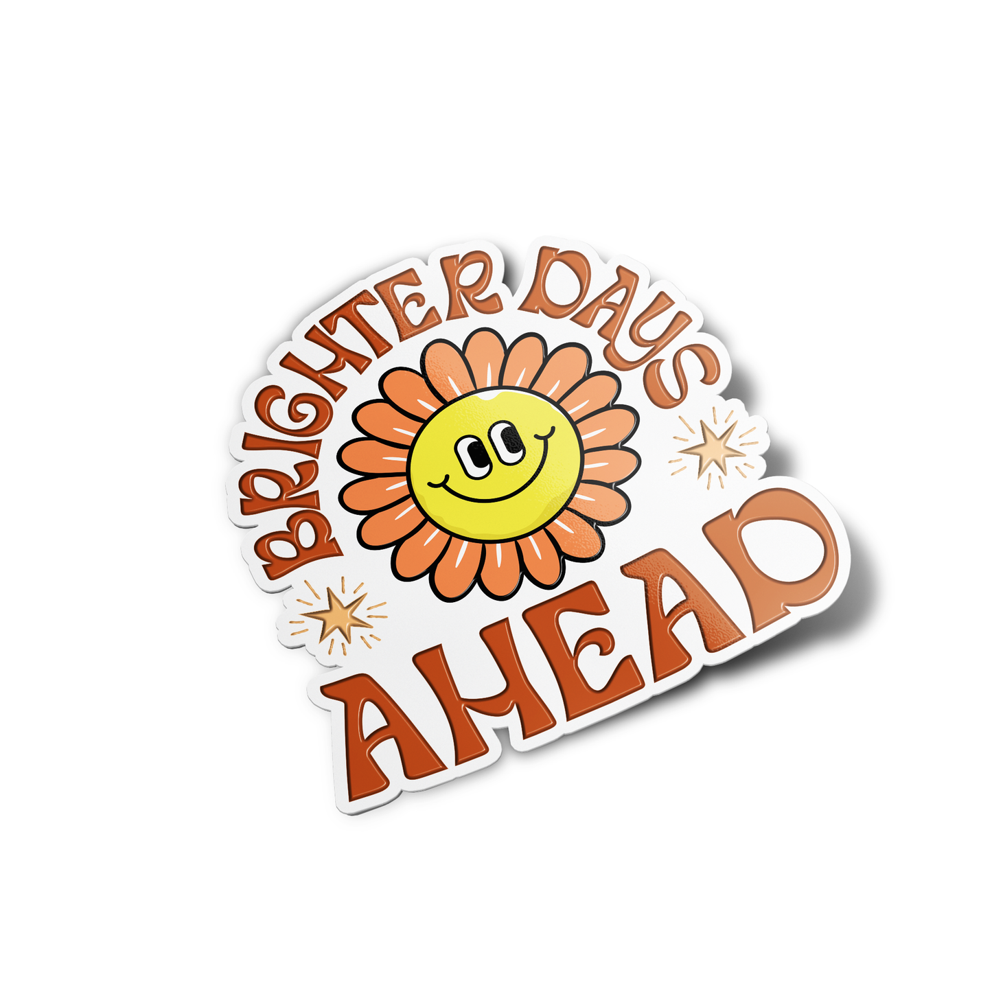 Brighter days ahead Smiley Sticker