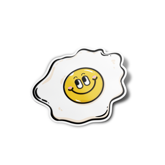 Sunny side up Smiley Sticker