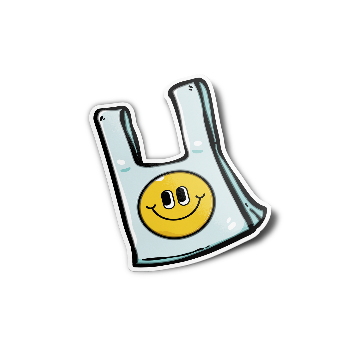 Bag Smiley Sticker