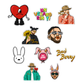 Bad Bunny Sticker Pack