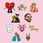 Bad Bunny Sticker Pack