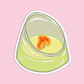 Candle and Crystal Sticker
