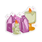 Candle and Crystal Sticker