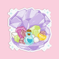 Candle and Crystal Sticker