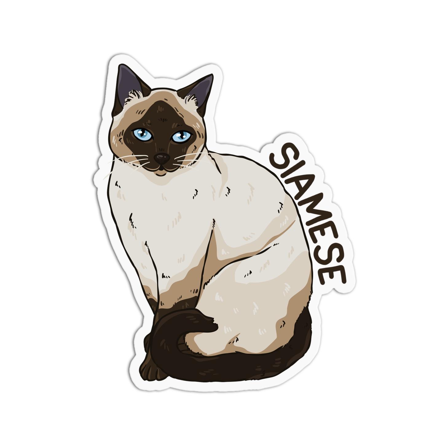 Siamese Cat Sticker