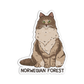 Norwegian Forest Cat Sticker