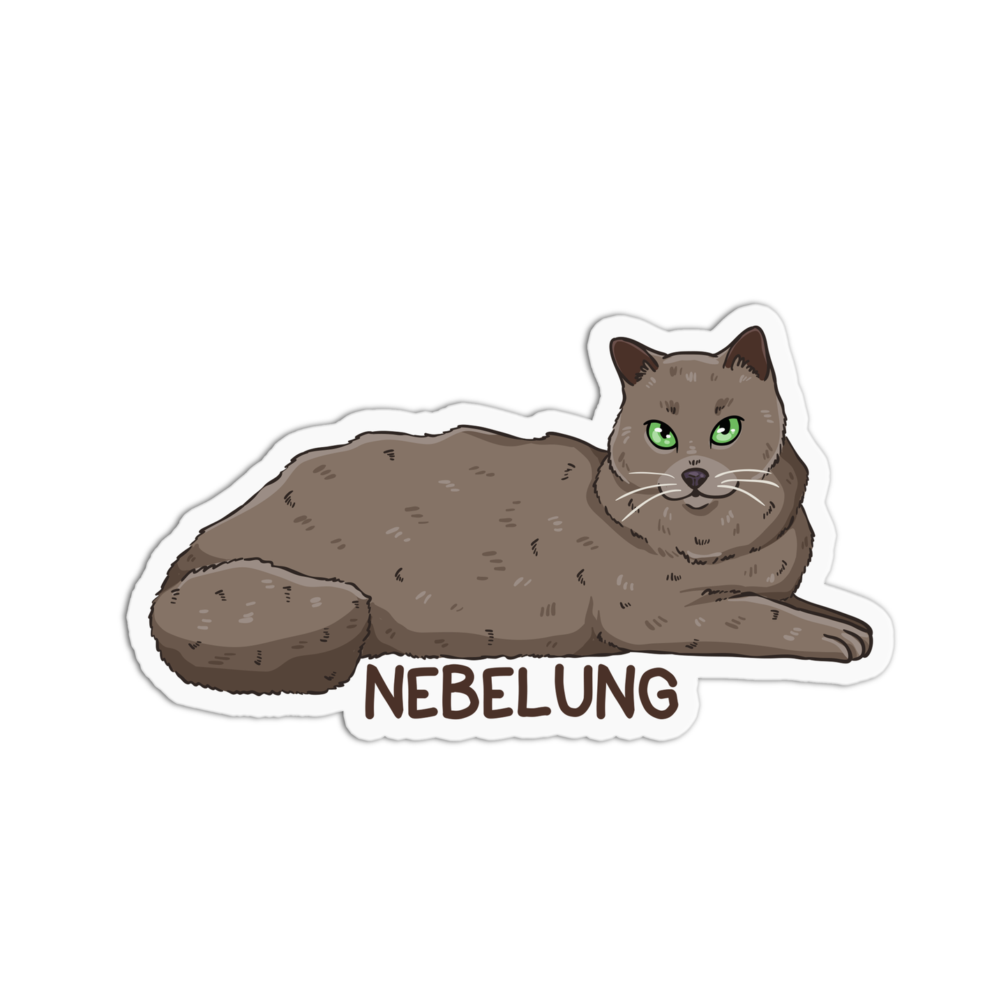 Nebelung Cat Sticker