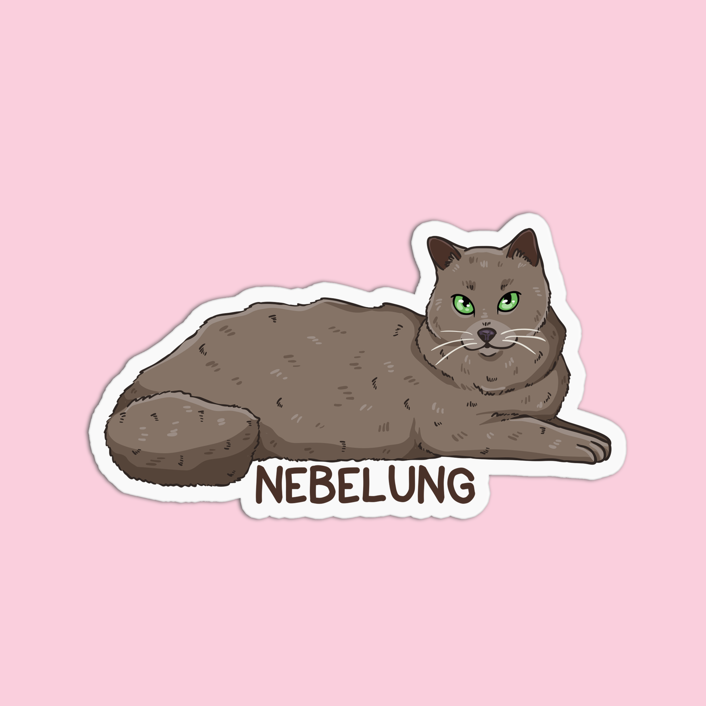 Nebelung Cat Sticker