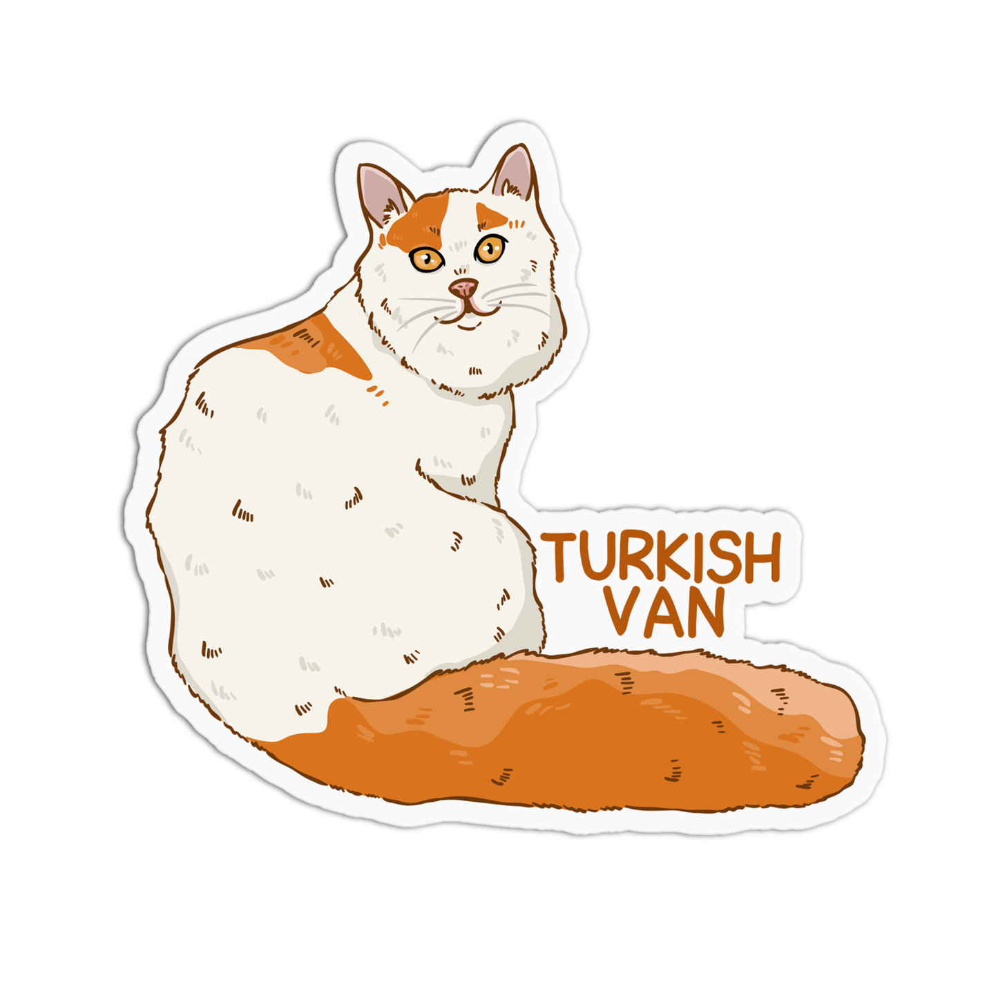 Turkish Van Cat Sticker