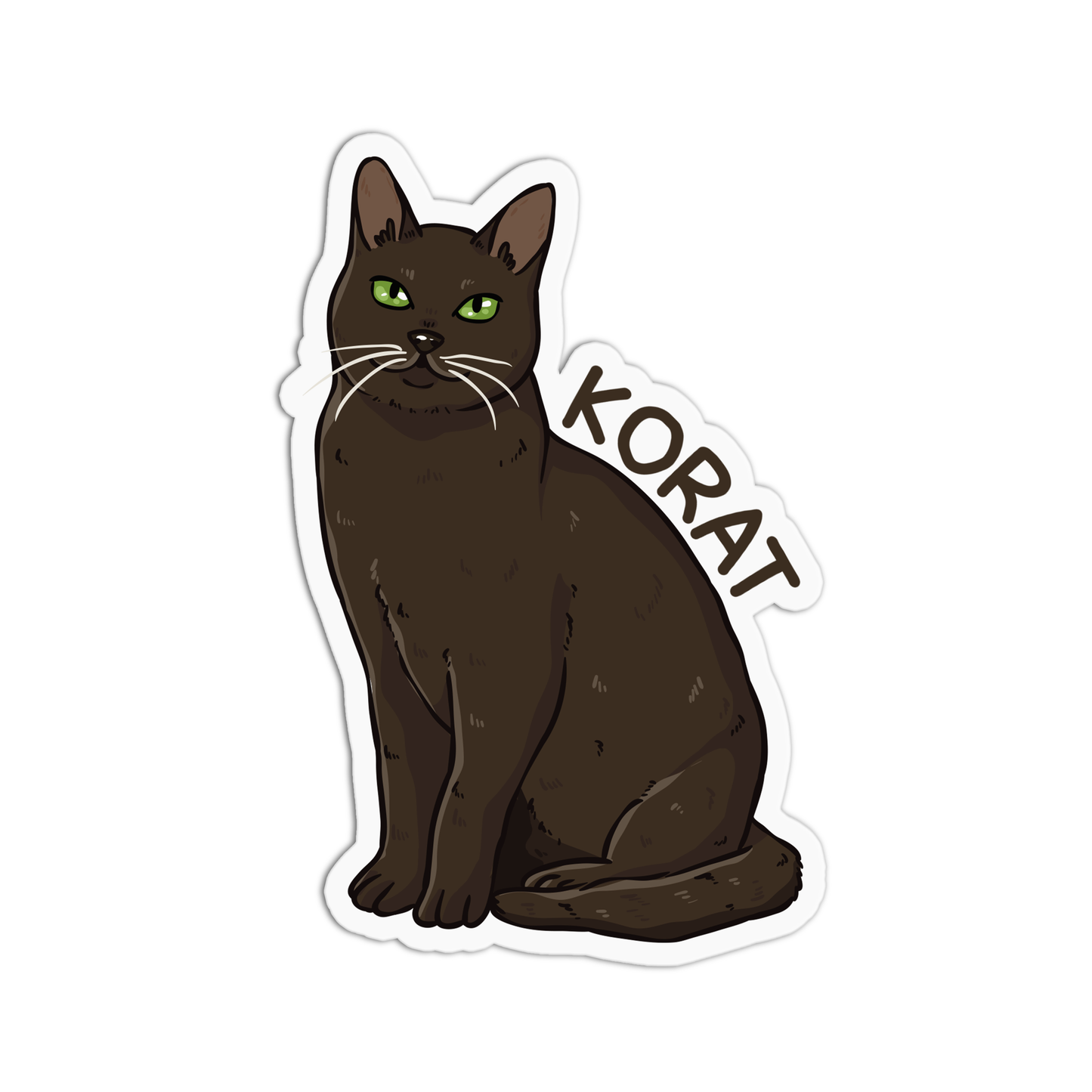 Korat Cat Sticker