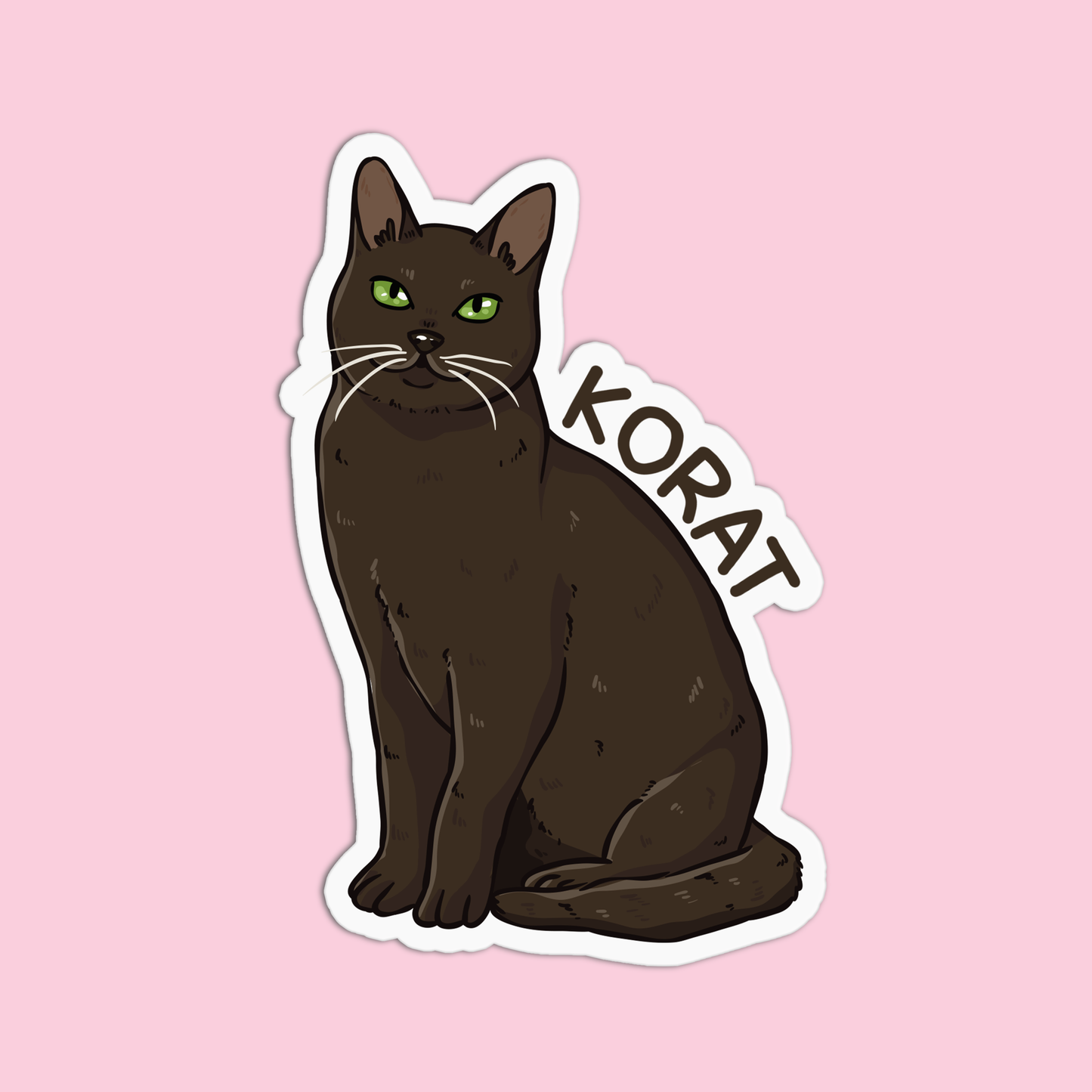 Korat Cat Sticker