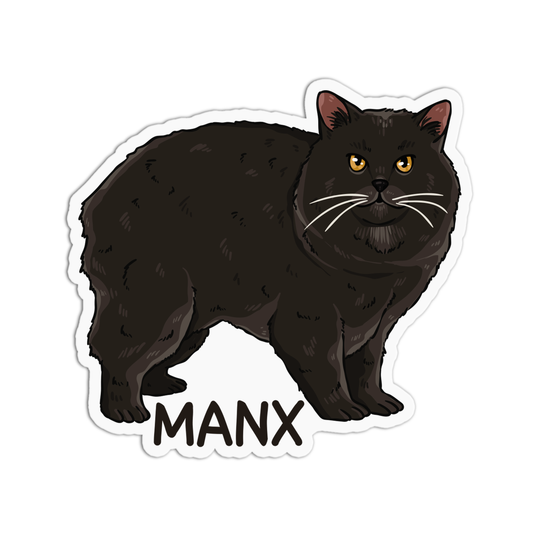 Manx Cat Sticker