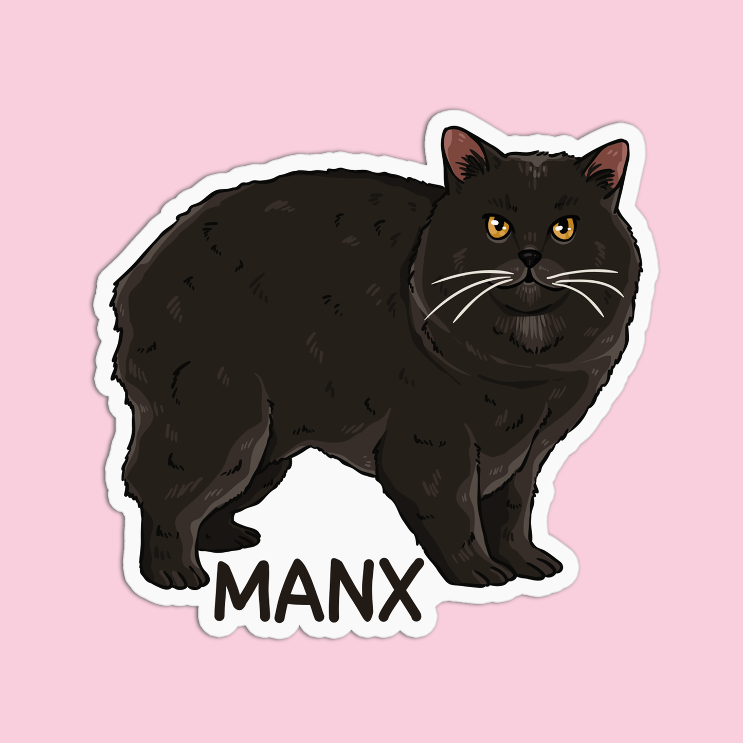 Manx Cat Sticker