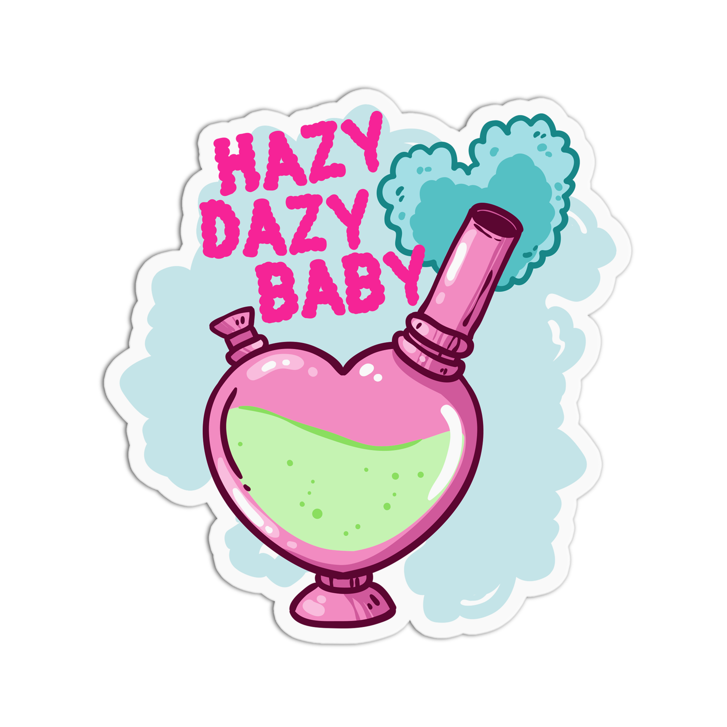 Hazy Dazy Baby Sticker