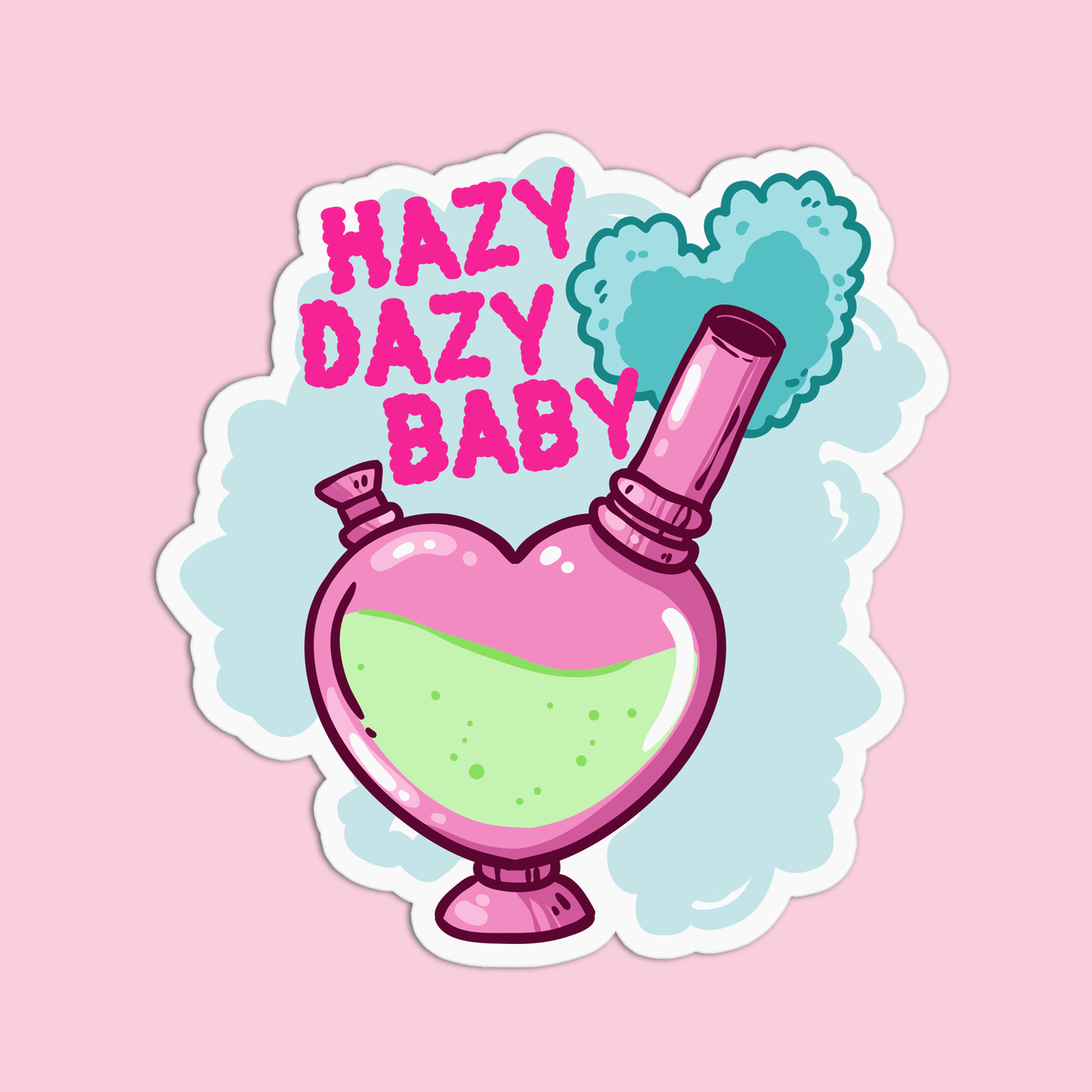 Hazy Dazy Baby Sticker