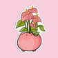 Peace Lily Plant Sticker