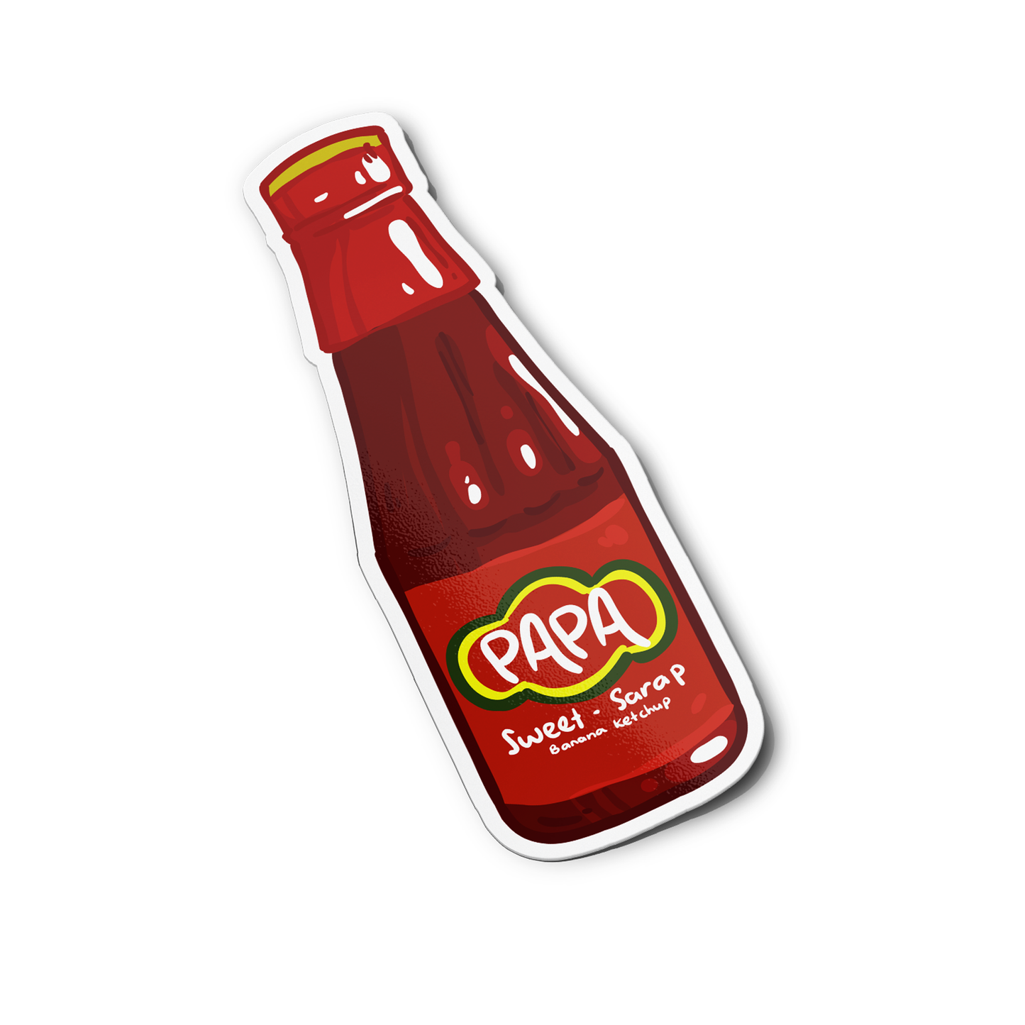 Papa Ketchup Pinoy Sticker