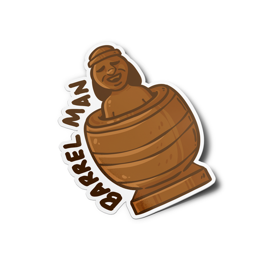 Barrel Man Pinoy Sticker