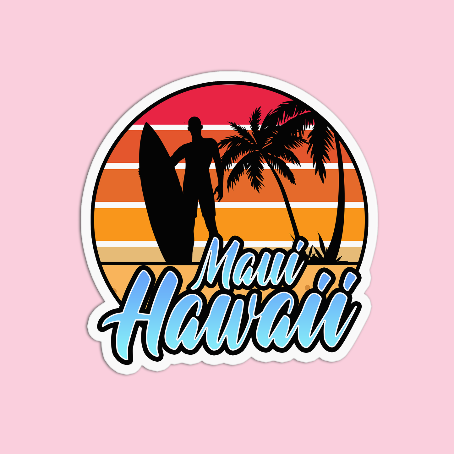 Maui Hawaii Stickers