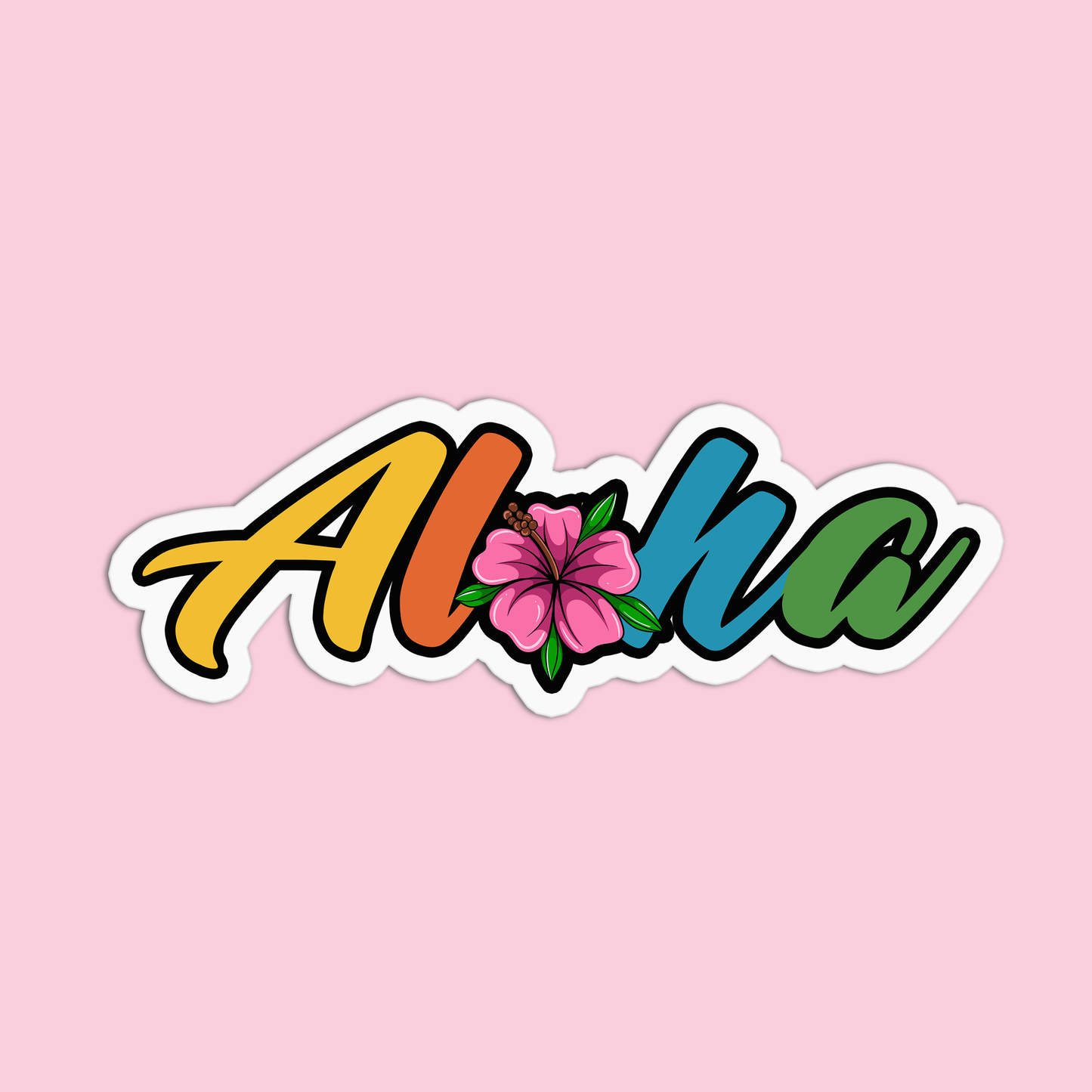 Aloha Hawaii Stickers