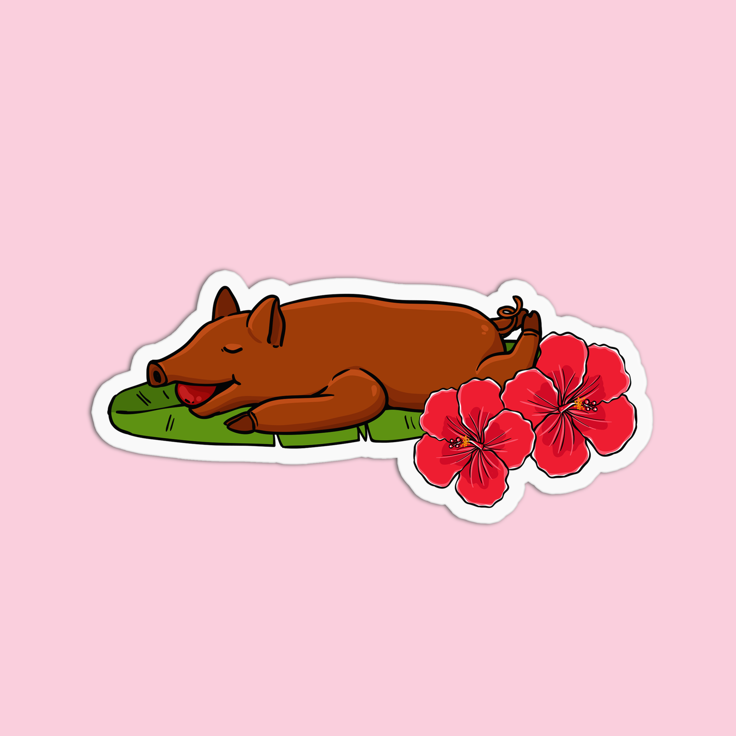 Luau Hawaii Stickers