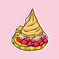 Fruit Dessert Hawaii Stickers