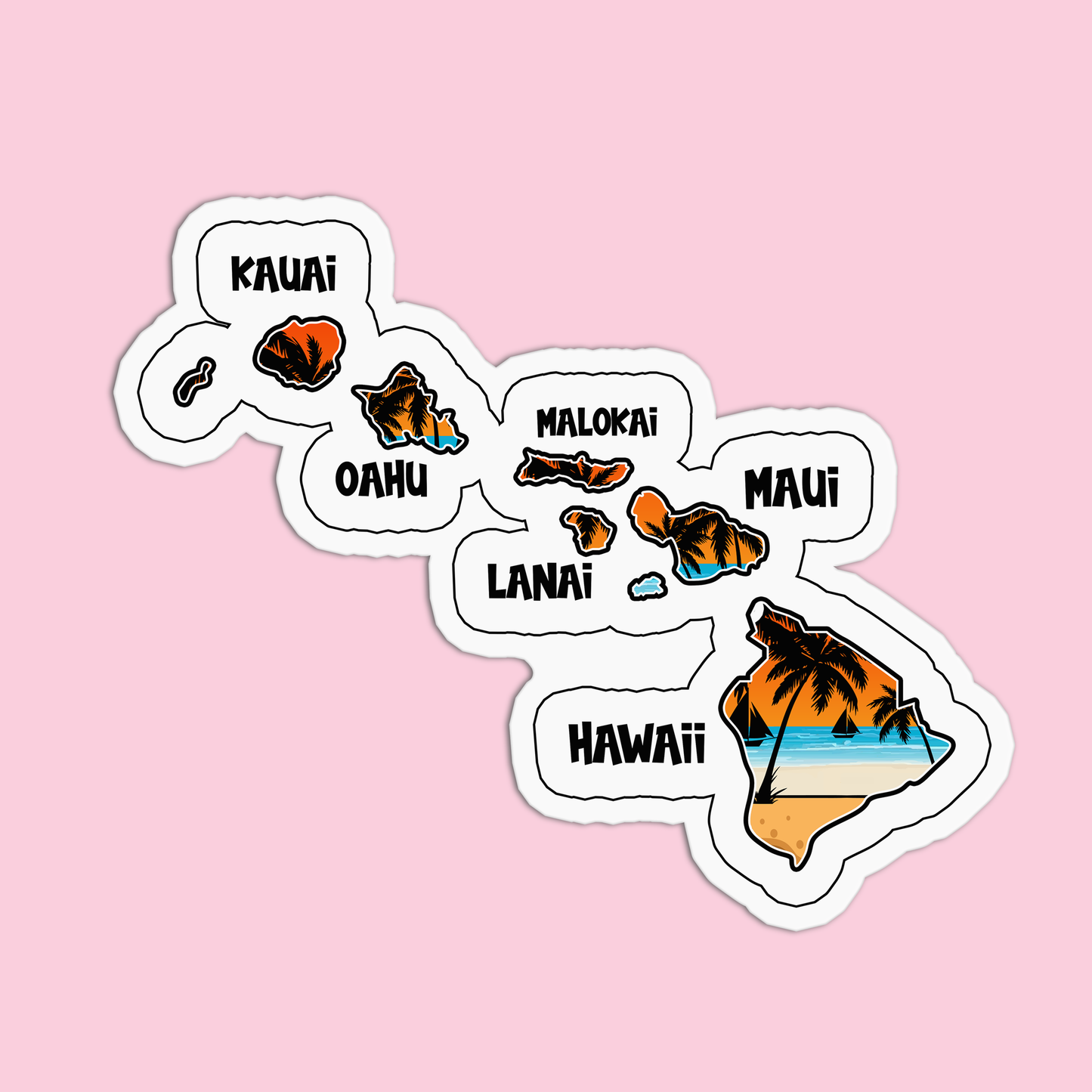 Hawaii Stickers