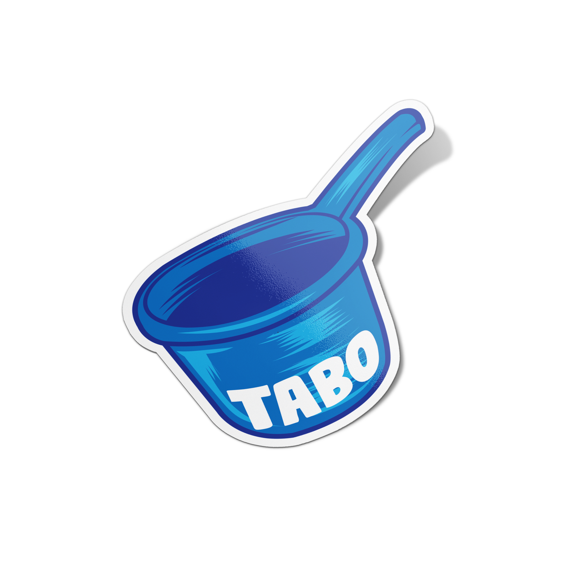 Blue Tabo Pinoy Sticker