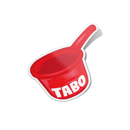 Red Tabo Pinoy Sticker