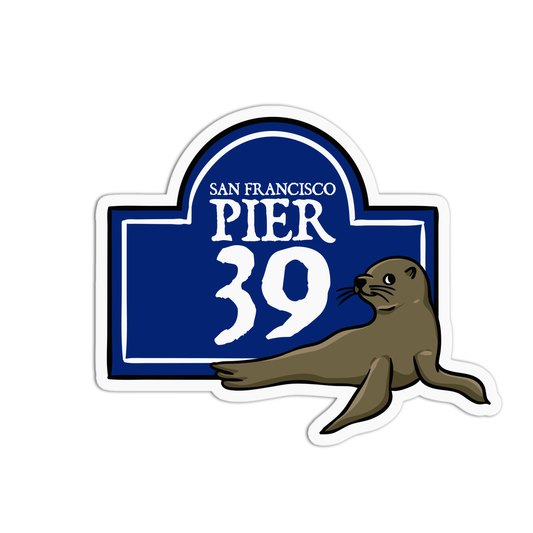 Pier 39 San Francisco Sticker